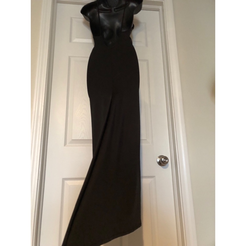 Maxi Dress with Train